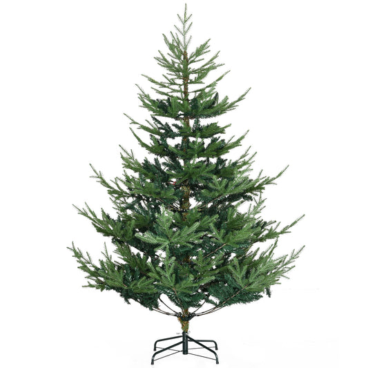 6 ft Realistic Artificial Christmas Tree – Hinged Pine Design with 795 Branches, Easy Assembly for Holiday Decor 2024