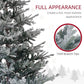 “6 ft Snow-Flocked Nordic Pine Christmas Tree – Realistic Indoor Holiday Decor for Christmas 2024”