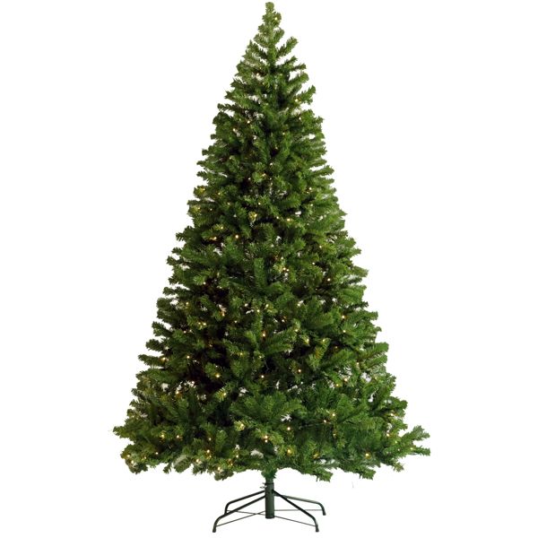 6 ft Pre-Lit Artificial Christmas Tree - Realistic Hinged Design with 300 LED Lights, Perfect Holiday Decor for Christmas 2024