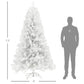 7.5 ft Realistic White Christmas Tree – Flame Retardant, Easy Setup for Indoor Holiday Decor 2024