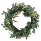 Eucalyptus Leaves and Pine Twigs Wreath – 30-inch Rustic Stars Design, Perfect for Front Door, Christmas Decor 2024