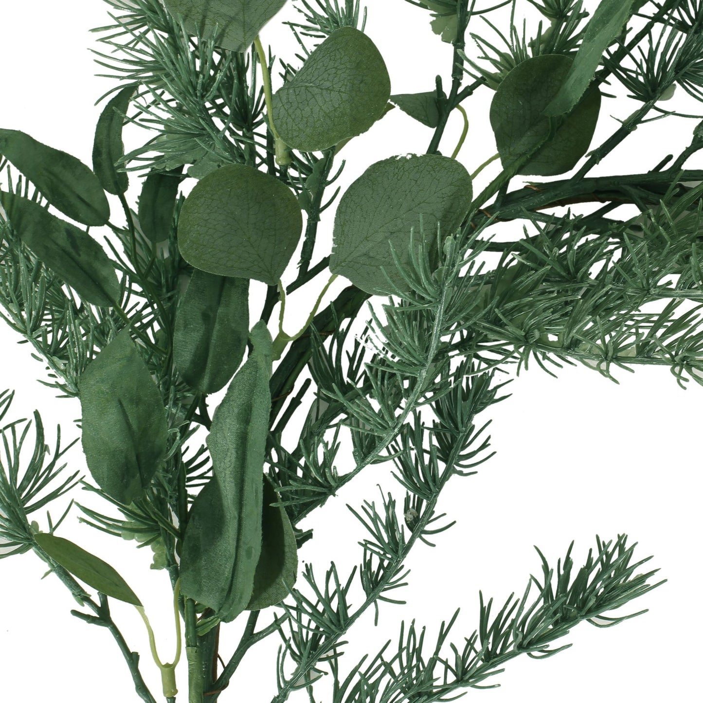 5.5' Eucalyptus & Olive Leaves Garland – Lightweight Woodland Decor for Indoor Use, Christmas 2024