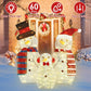 3-Piece 30-inch LED Lit Snowman Family Decorations – Adorable 2D Outdoor Winter Wonderland Decor, Perfect for Lawn & Holiday Cheer 2024