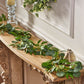 Eucalyptus Leaf Vine Garland – 80-inch Elegant Greenery, Ideal for Holiday Decor, Christmas 2024