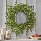 27-Inch OXALIS CORNICULATA Wreath – Elegant Floral Design for Front Door, Holiday Decor 2024