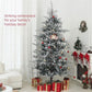 “6 ft Snow-Flocked Nordic Pine Christmas Tree – Realistic Indoor Holiday Decor for Christmas 2024”