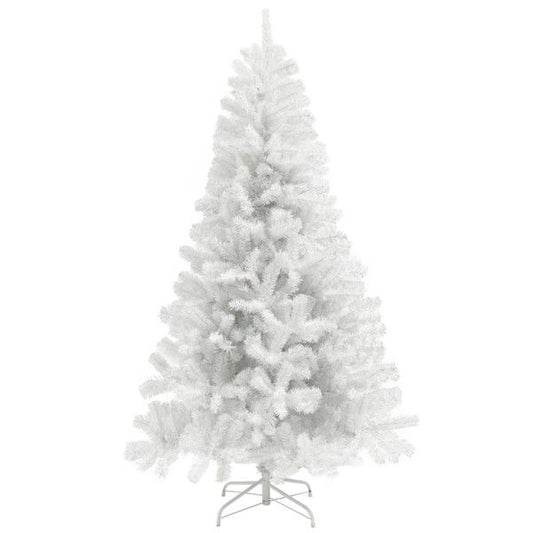 7.5 ft Realistic White Christmas Tree – Flame Retardant, Easy Setup for Indoor Holiday Decor 2024