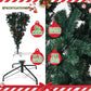 5.5 Ft Upside Down Artificial Christmas Tree with Sturdy Metal Stand - Unique Holiday Decor for Home & Office 2024