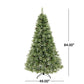 7 ft Snow-Flocked Pre-Lit Christmas Tree with 78 Pine Cones and 650 Clear LED Lights for Festive Home Decor 2024