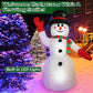 Giant 7.9FT Inflatable Christmas Snowman – LED Light-Up Decor with Waterproof Design for Outdoor Lawn, Holiday Festivities 2024