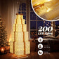 6FT LED Lighted Gift Box Tower – Warm White Glow with Sturdy Weather-Resistant Design for Outdoor/Indoor, Christmas Decor 2024