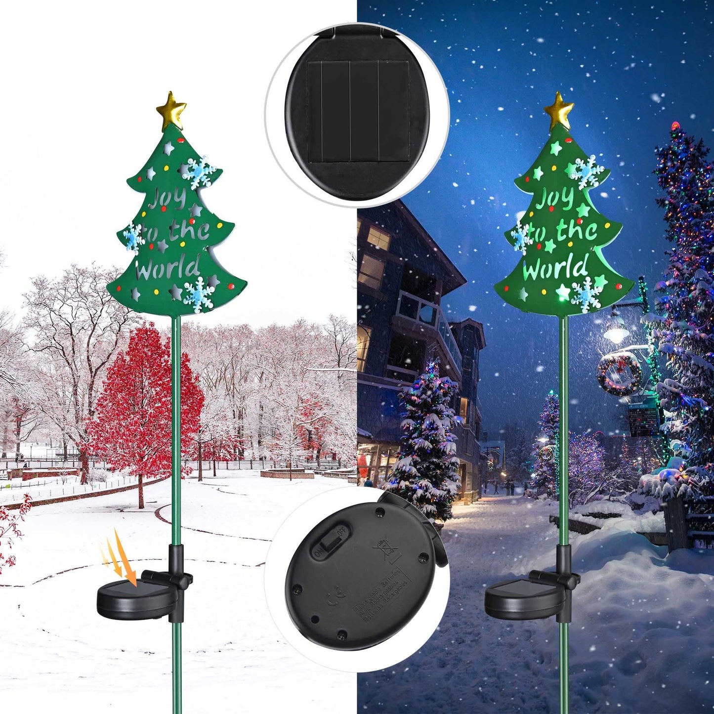 Christmas Tree Solar Light