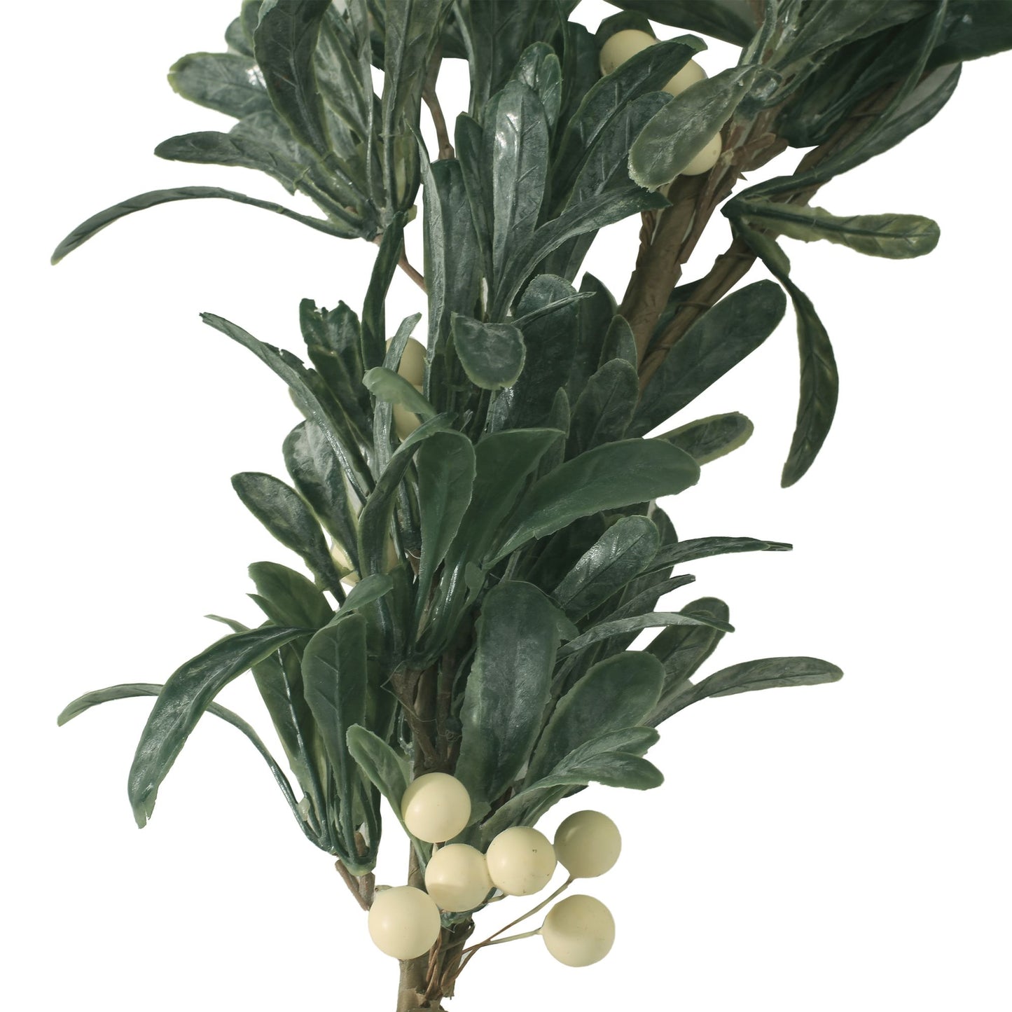 54" Snowberry Green Winter Garland – Natural Greenery with White Berries, Perfect for Indoor Decor, Christmas 2024