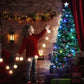 6.5 ft Pre-Lit Fiber Optic Christmas Tree – Colorful LED Lights and Realistic Branch Tips for Festive Holiday Decor 2024