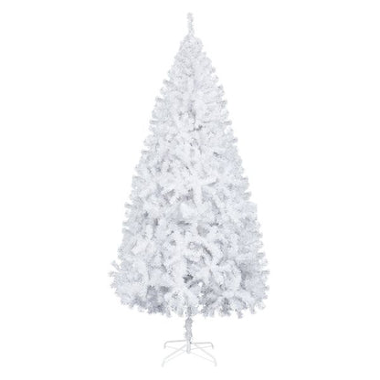 8ft Snow-Flocked Pre-Lit Christmas Tree with 1349 Branches - Festive Holiday Decor for Home & Office 2024