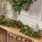 54" Snowberry Green Winter Garland – Natural Greenery with White Berries, Perfect for Indoor Decor, Christmas 2024