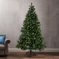 7 ft Frosted Christmas Tree with Pine Cones and Red Berries – Elegant Holiday Decor for Home, Christmas 2024