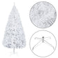 8ft Snow-Flocked Pre-Lit Christmas Tree with 1349 Branches - Festive Holiday Decor for Home & Office 2024