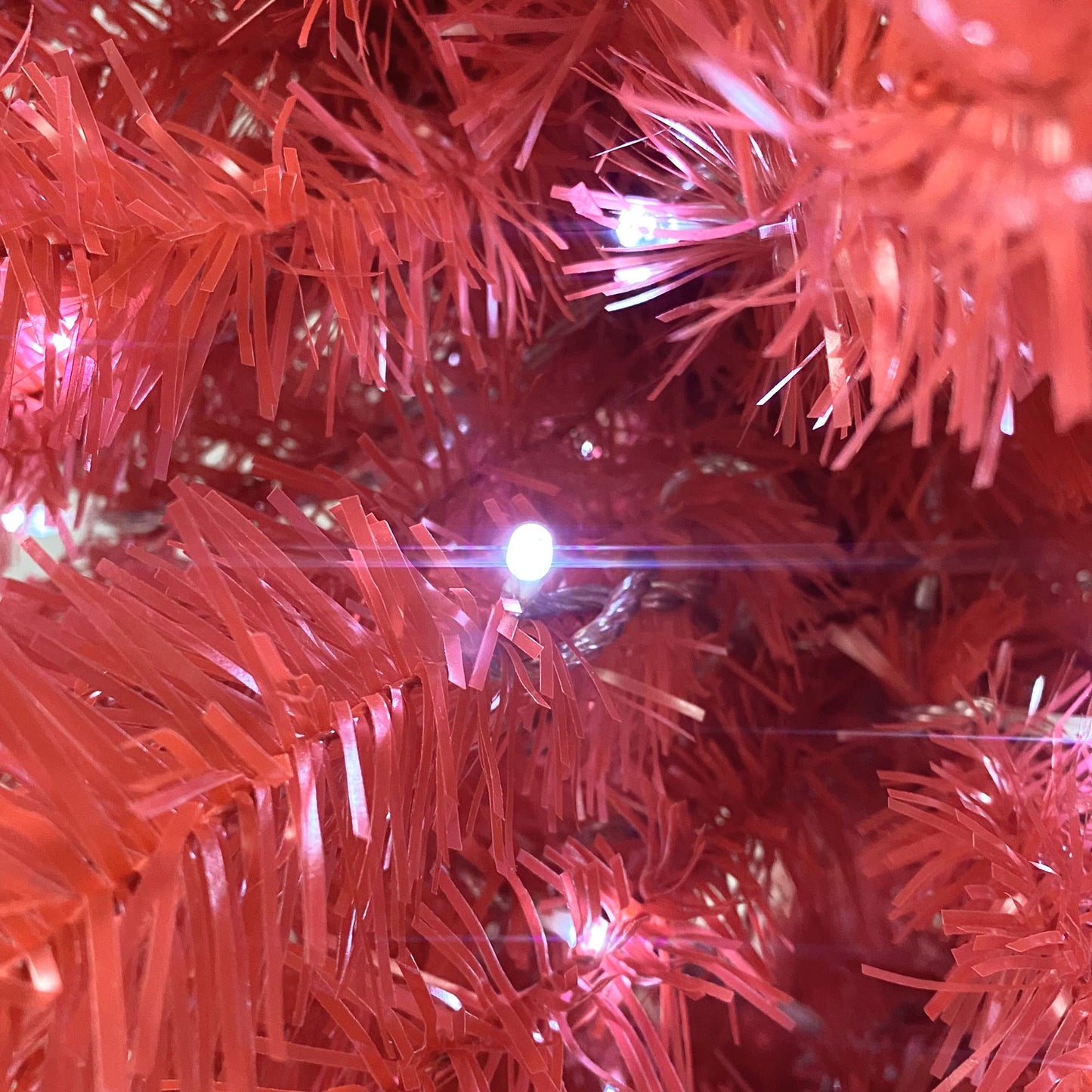 6FT Santa Hat Inspired Hinged Christmas Tree - Unique Red & White Holiday Decoration with 1250 Tips, 300 LED Lights for Indoor Use