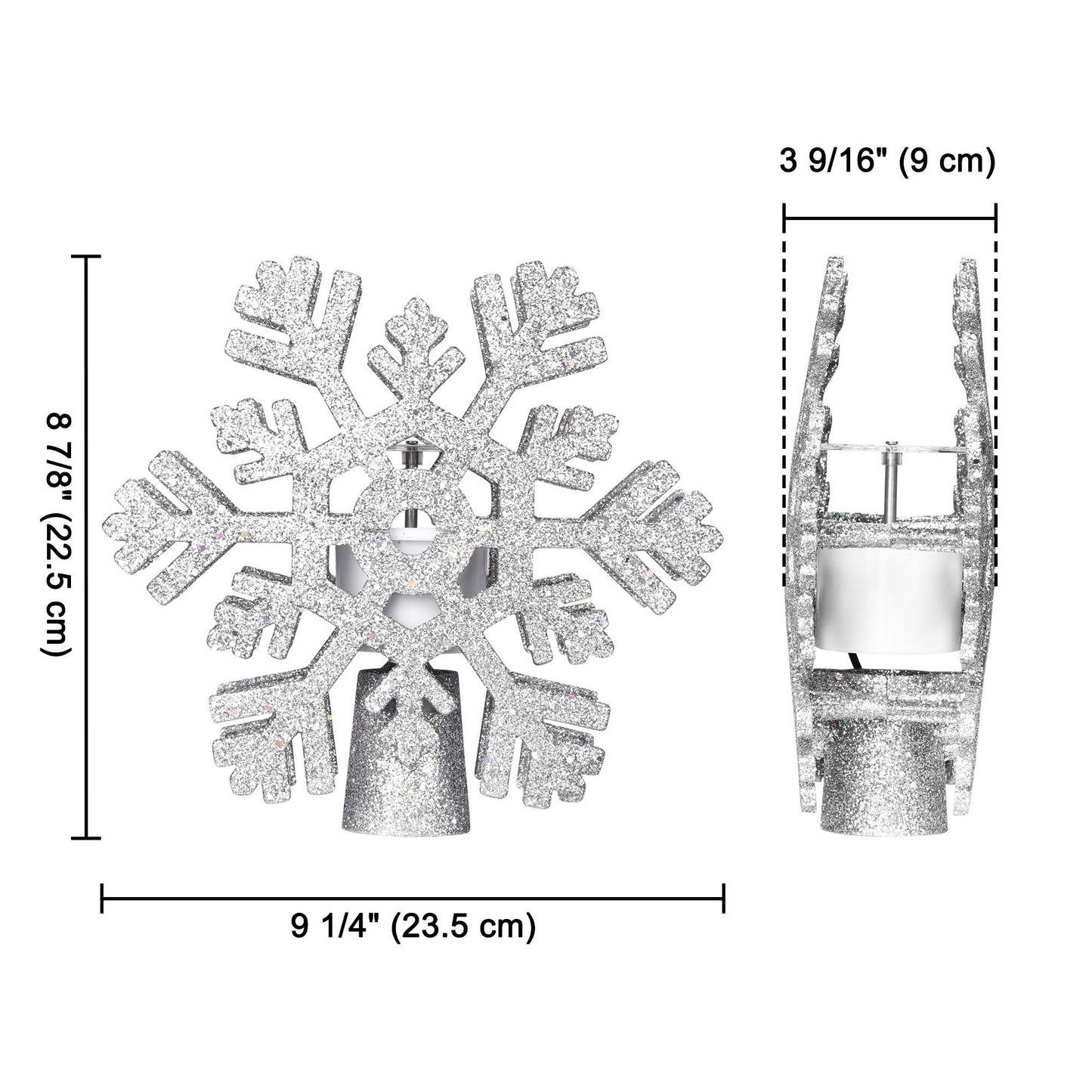 2 Pack Christmas Tree Topper Star