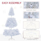 7.5 ft Pre-Lit Christmas Tree with Snow-Flocked Tips – Festive Holiday Decor for Home & Office 2024