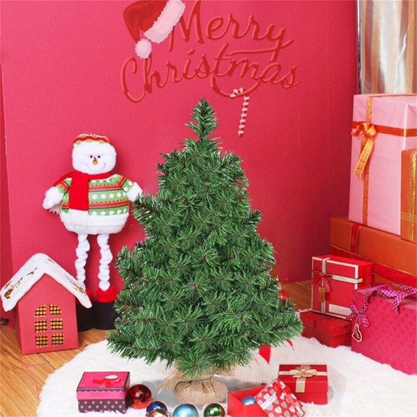 2 ft Unlit Green Christmas Tree – Eco-Friendly PVC, Perfect Holiday Decor for Indoor and Outdoor Use 2024