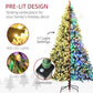 9 ft Pre-Lit Snow-Flocked Christmas Tree – Stunning Holiday Decor with 900 LED Lights, Perfect for Home & Office Christmas 2024