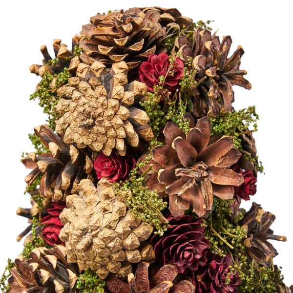 Pinecone Holiday Tabletop Christmas Tree – Festive Indoor Decor for Unique Celebrations 2024