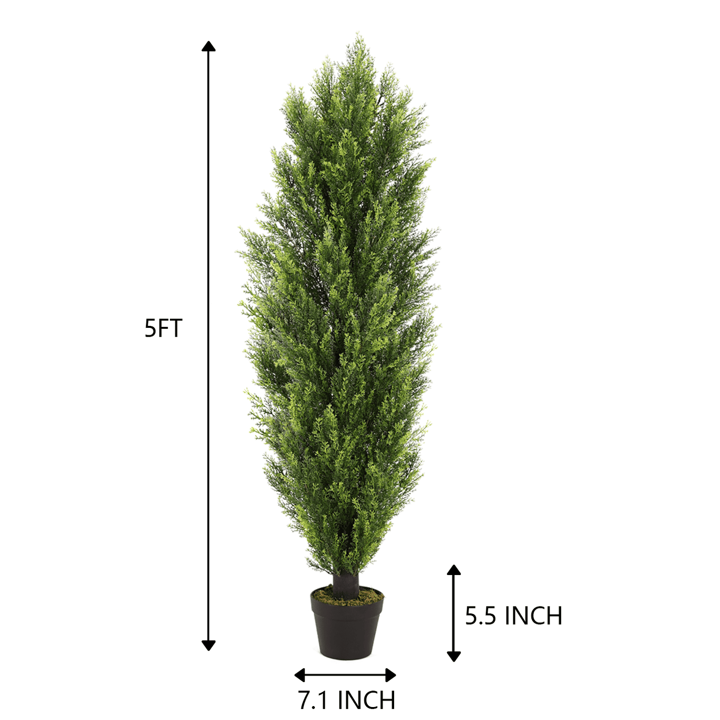 Artificiales For Decor Christmas-like Artificial Cedar Cypress Plants Faux Boxwood Pine Greenery Trees Plantas