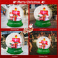 4 Ft Inflatable Christmas Snow Globe – LED Lit Santa & Snowmen, Outdoor Decoration for Holiday 2024