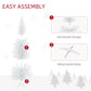 6' Slim Artificial Christmas Tree – Realistic White Pencil Design with 390 Branch Tips, Perfect for Holiday Decor 2024