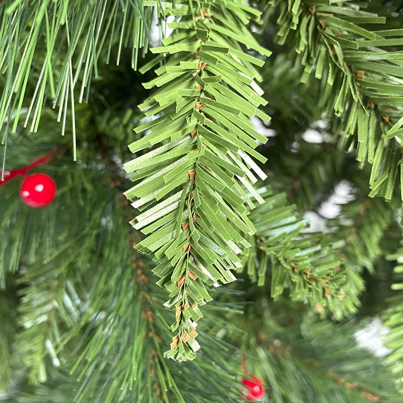 7.5 ft Unique Upside Down Christmas Tree with Santa's Legs and Artificial Berries – Festive Holiday Decor for 2024