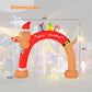 8-Foot Dachshund Inflatable Christmas Arch – LED Lit with Presents, Outdoor Decoration, Holiday Decor 2024