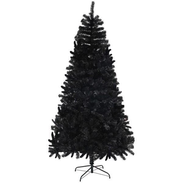 9ft Black Artificial Christmas Tree - Full and Lush Holiday Decor, Perfect for Indoor Use Christmas 2024