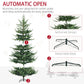 7.5 ft Realistic Pine Hinged Christmas Tree - Flame-Retardant Design for Home Holiday Decor 2024