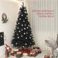 9ft Black Artificial Christmas Tree - Full and Lush Holiday Decor, Perfect for Indoor Use Christmas 2024