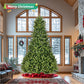 9Ft Lifelike Artificial Christmas Tree - 2576 Branch Tips, Easy-Assembly Premium Spruce, Festive Holiday Decor for Home & Office