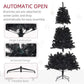 9ft Black Artificial Christmas Tree - Full and Lush Holiday Decor, Perfect for Indoor Use Christmas 2024