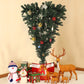 5.5 Ft Upside Down Artificial Christmas Tree with Sturdy Metal Stand - Unique Holiday Decor for Home & Office 2024