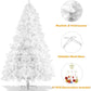 8 Ft Eco-Friendly PVC Christmas Tree - 1500 Tips for Festive Decoration, Sturdy Metal Base, Perfect Holiday Centerpiece