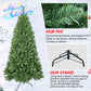 5FT Fluffy Green PVC Memory Wire Christmas Tree – Easy Setup for Festive Holiday Decor 2024