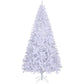 9 FT Pre-Lit White Christmas Tree – Realistic Hinged Pine with 650 LED Lights & Remote Control, Perfect Holiday Decor for Home & Office 2024