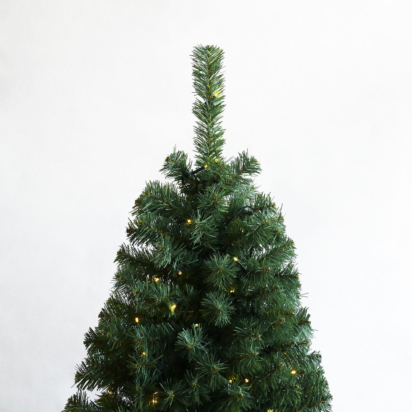 6ft Pre-lit Artificial Christmas Tree - Lifelike Hinged Xmas Tree with Sturdy Metal Stand, Perfect Holiday Decor