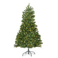 4.5 ft Pre-Lit Hinged Christmas Tree with 200 Clear LED Lights – Perfect Holiday Decor for Home, Christmas 2024