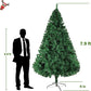 8 ft Premium Spruce Artificial Christmas Tree with Metal Stand – Eco-Friendly Holiday Decor for Indoor Spaces, Christmas 2024