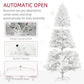 9 ft Snow-Flocked White Christmas Tree – Realistic Holiday Decor for Home, Perfect for Christmas 2024