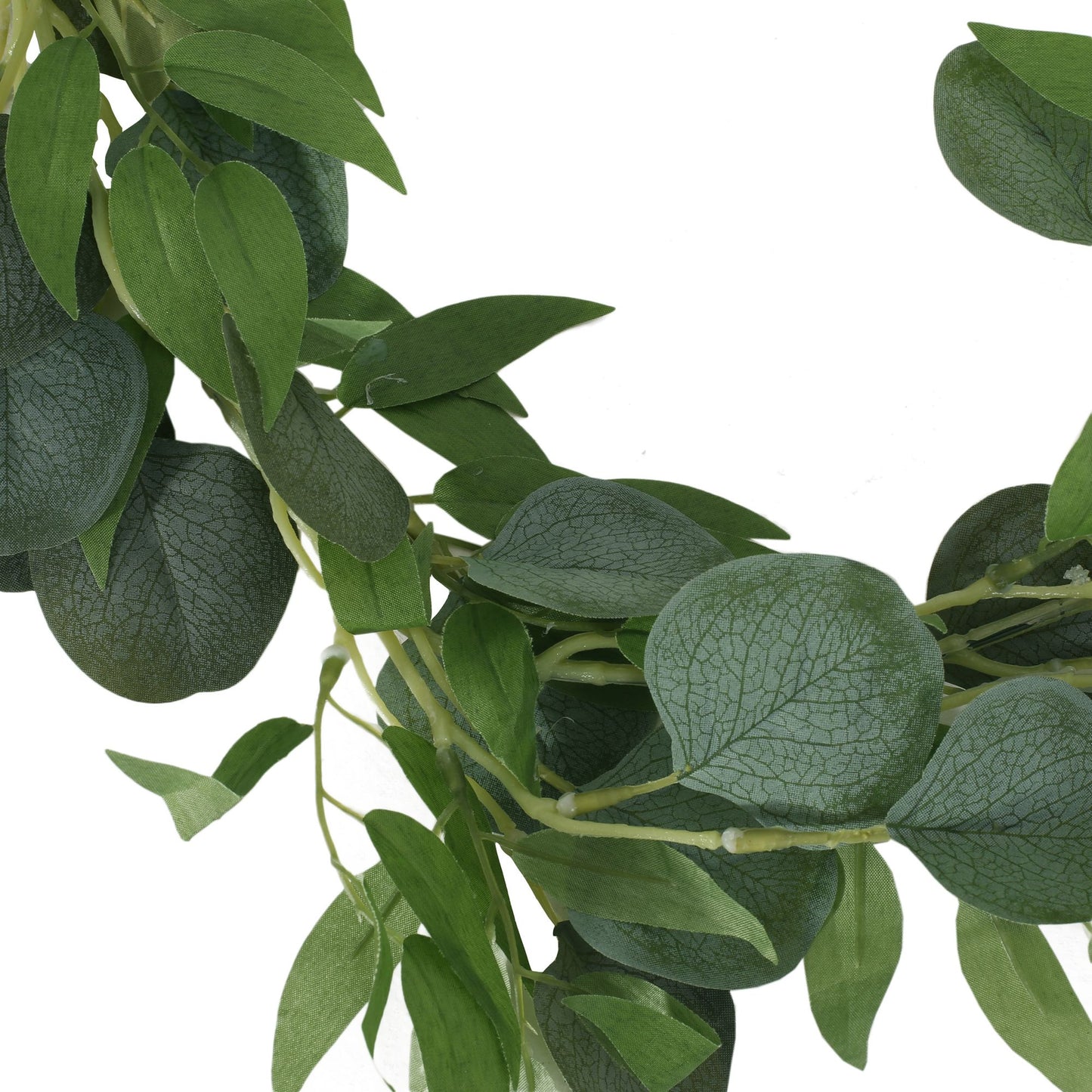 Eucalyptus Leaf Vine Garland – 80-inch Elegant Greenery, Ideal for Holiday Decor, Christmas 2024