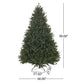 7.5 ft Norway Spruce Christmas Tree – Lush, Hinged Design with 2559 Tips, Ideal Holiday Decor for Home and Office 2024