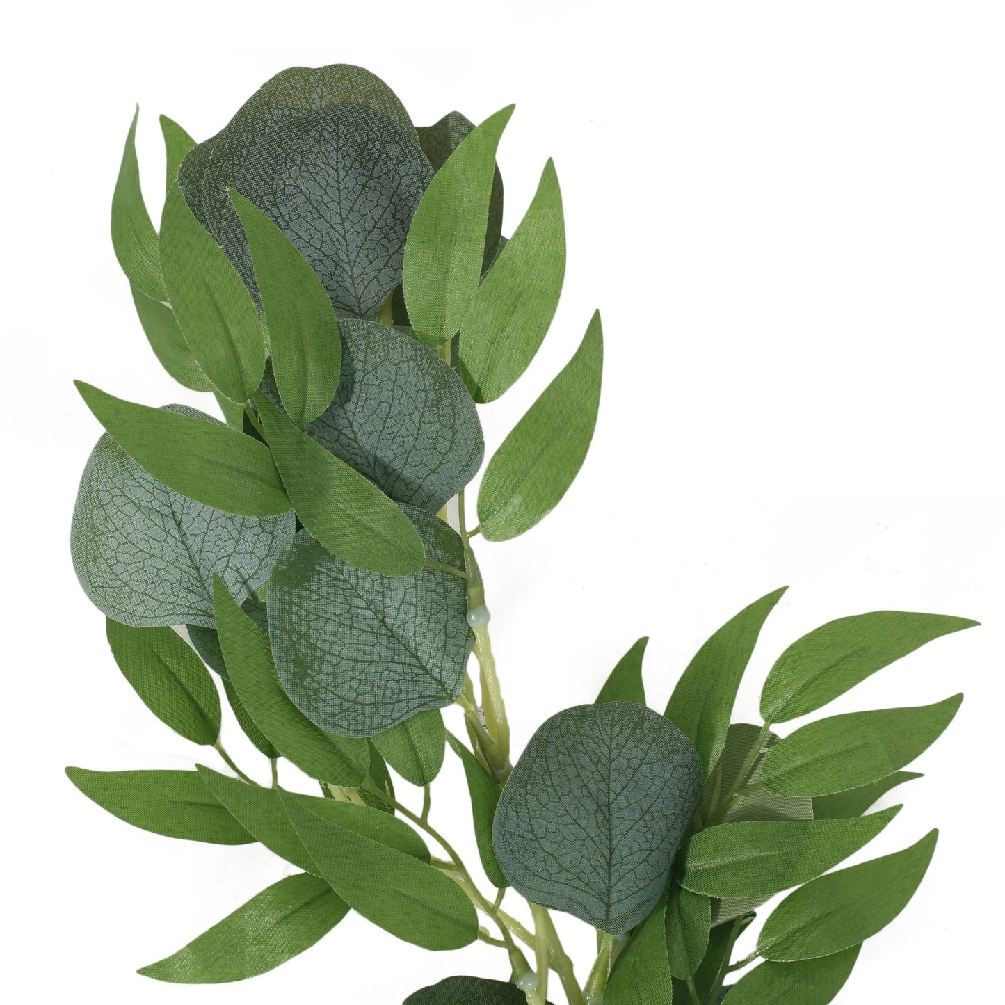 Eucalyptus Leaf Vine Garland – 80-inch Elegant Greenery, Ideal for Holiday Decor, Christmas 2024