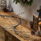 6FT LED Paper Garland – Eco-Friendly Festive Decor with Built-in Timer, Indoor Use, Christmas 2024